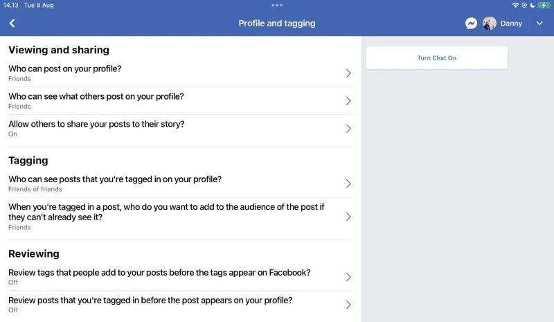 Kaip pakeisti „Facebook“ privatumo nustatymus telefone ar planšetėje