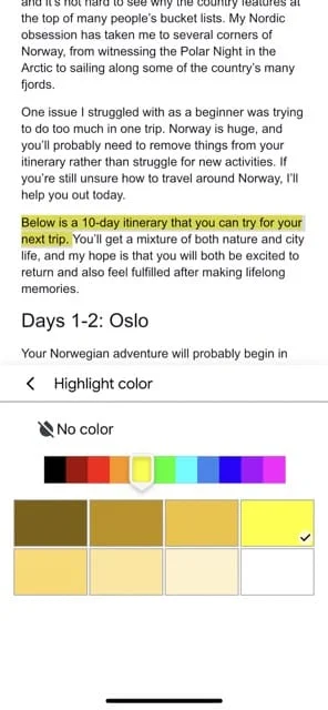 Как да подчертаете текст в Google Docs