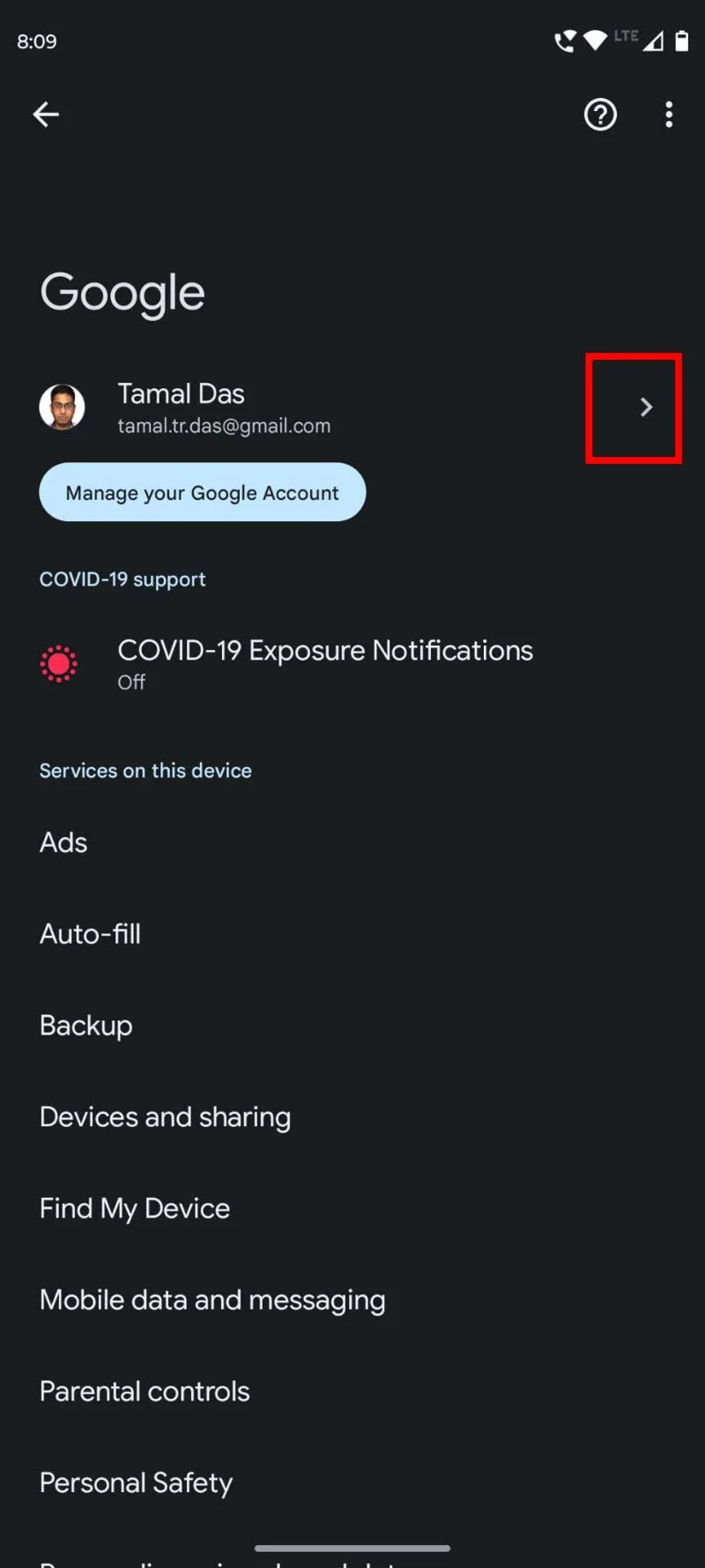 Як змінити обліковий запис Google за замовчуванням