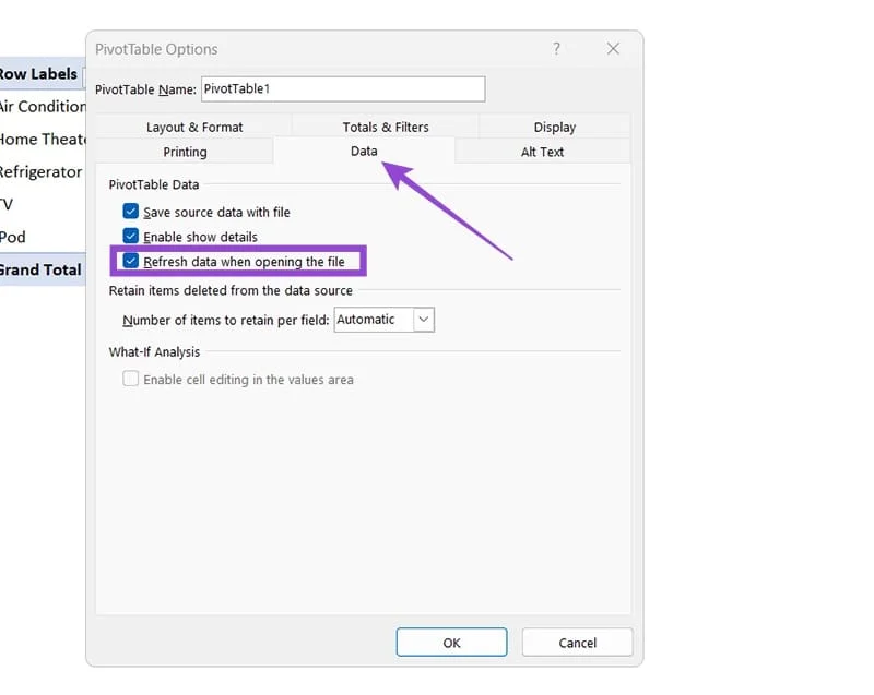 Mano Pivot Table neveikia – penkios galimos taisymo priemonės