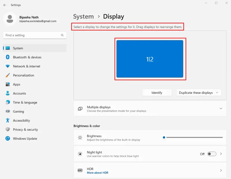 Jak připojit notebook s Windows 11 k projektoru/TV