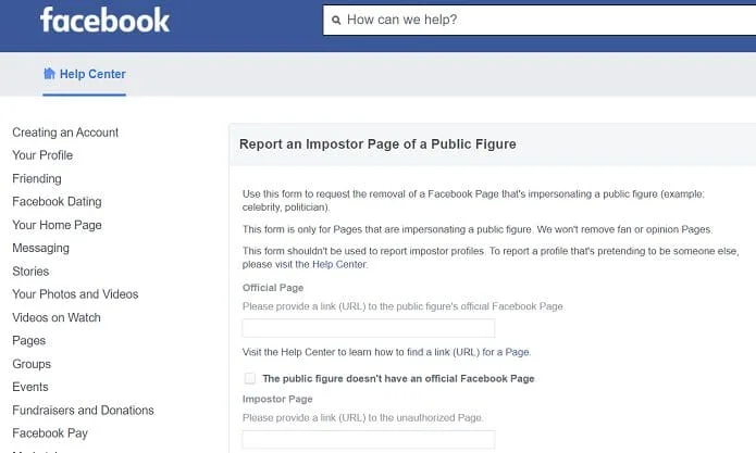 Facebook: Как да докладвате фалшив акаунт или страница