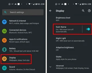 Kaip įjungti tamsųjį režimą Outlook