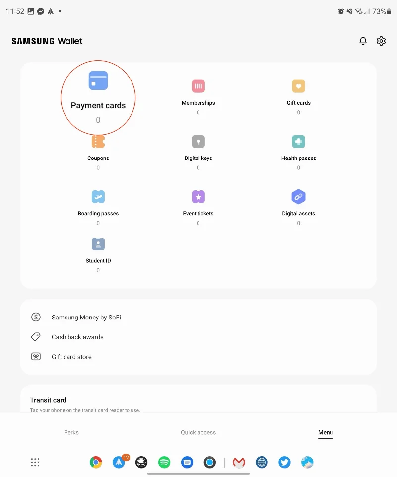 Kaip naudoti Samsung Pay su Galaxy Z Fold 5
