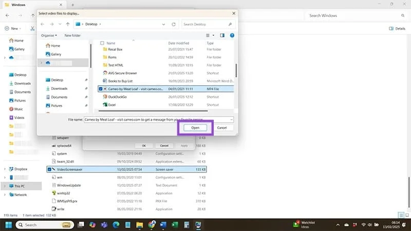 Як встановити відео як заставку у Windows 11
