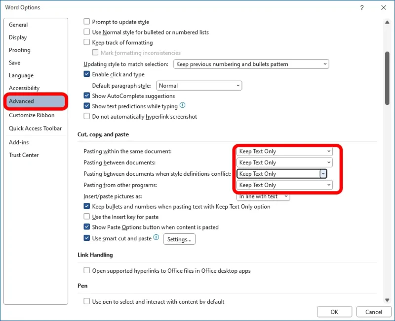 Kako onemogočiti samodejno številčenje in označevanje v Wordu