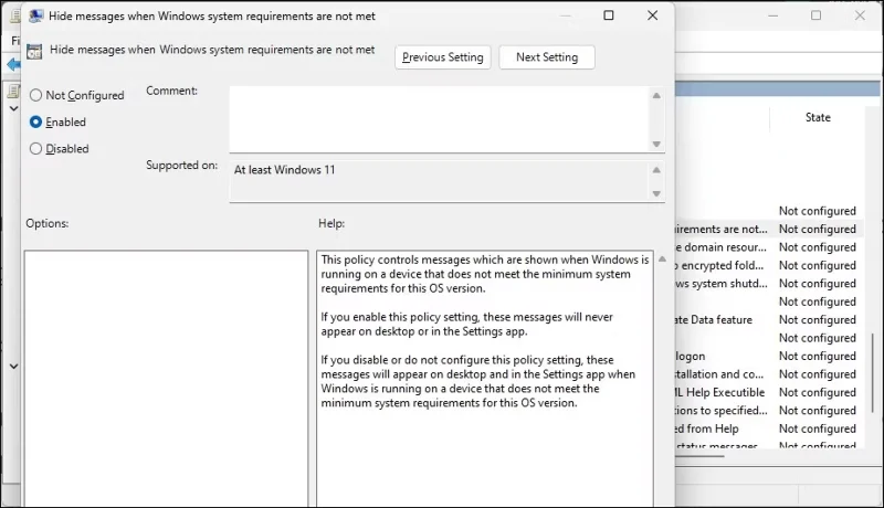 Как да премахнете водния знак „Не са изпълнени системните изисквания“ в Windows 11