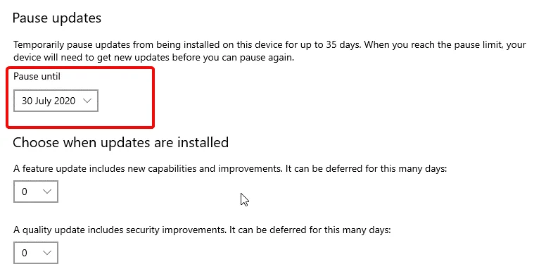 Rregullim: Përditësimi i Windows aktualisht nuk mund të kontrollojë për përditësime