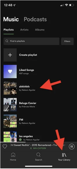 Kaip sukurti slaptą grojaraštį „Spotify“.
