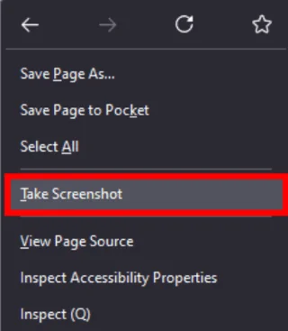 Jak pořizovat snímky obrazovky v prohlížeči Mozilla Firefox?