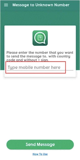Sådan sender du beskeder til ukendte numre via WhatsApp