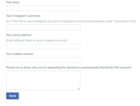 Az Instagram-fiók újraaktiválása a deaktiválás után Az Instagram-fiók újraaktiválása a deaktiválás után