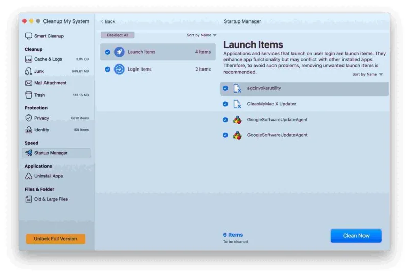 Kā pārtraukt programmu darbību, startējot Mac