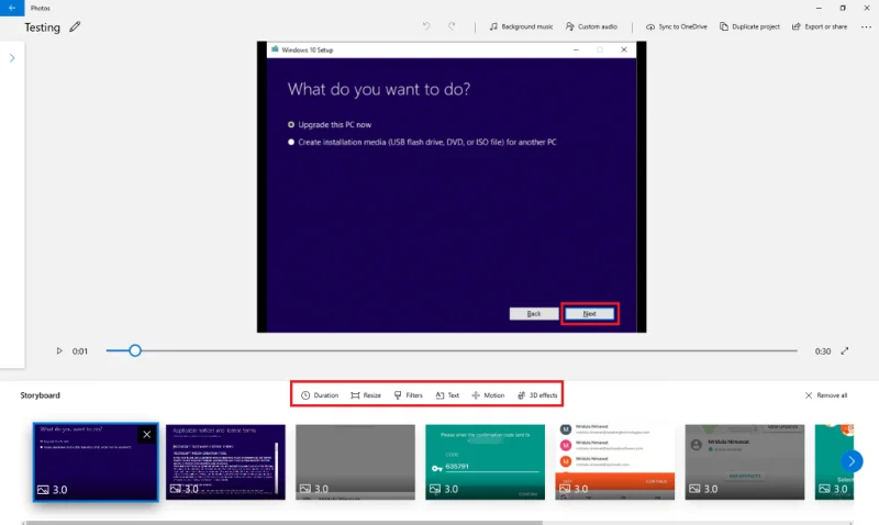 Kaip naudoti „Microsoft Photos“ programą vaizdo įrašams redaguoti