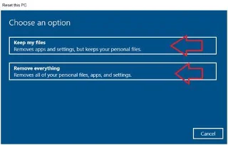 "Fresh Start" -ominaisuuden käyttäminen 2020 Windows 10 -päivityksessä