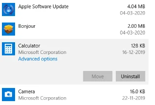 Кроки для усунення помилки в калькуляторі Windows 10