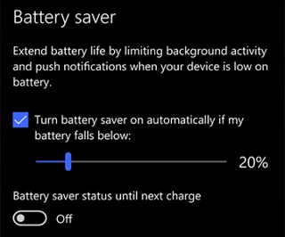 Як збільшити термін служби батареї на Windows 10