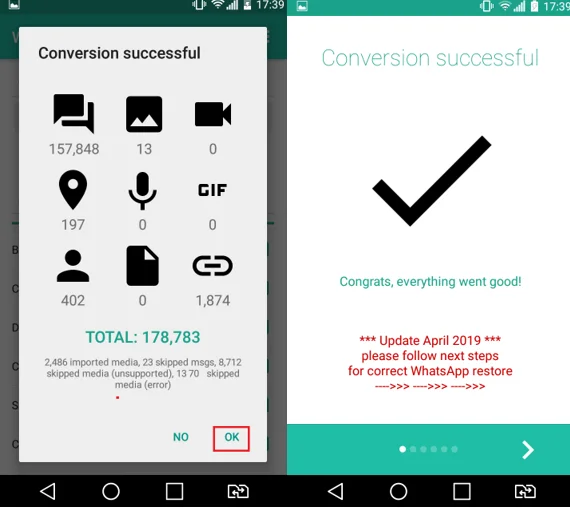 Hur överför jag dina WhatsApp-meddelanden från iPhone till Android?