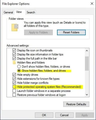 Как да промените/преместите или деактивирате файл на страницата в Windows 10