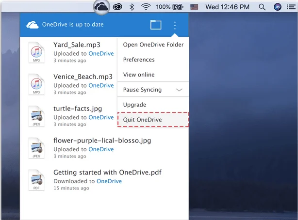 Si të çinstaloni OneDrive në Mac