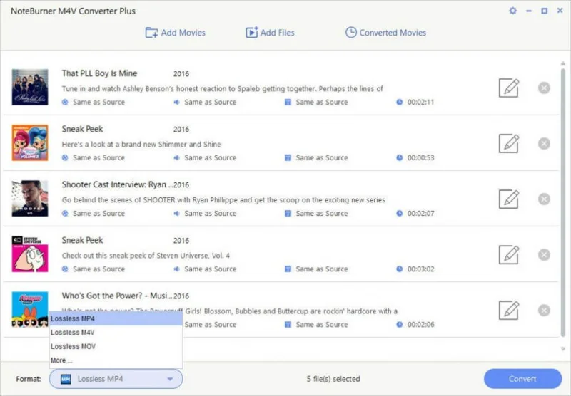 Kuinka muuntaa M4V MP4:ksi?