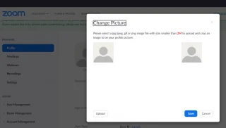 Как да поставите снимка на профила в Zoom вместо видео на компютър и мобилен телефон