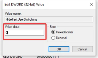 Як відключити швидке перемикання користувачів у Windows 10