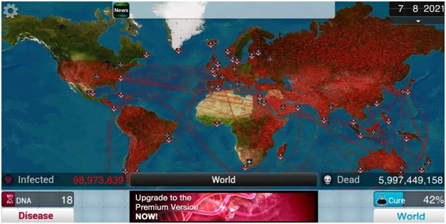 Plague Inc: Играта за култивиране на вируси става заглавия на фона на заплахите от COVID-19