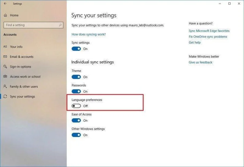 A nyelvi beállítások megváltoztatása a Windows 10 rendszerben