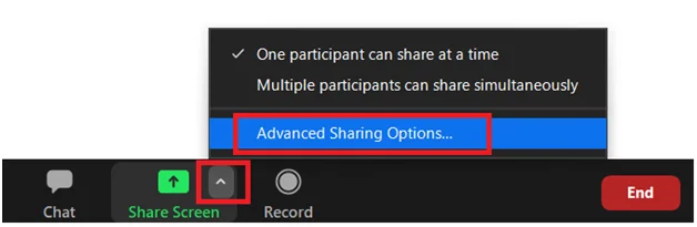 Sådan deler du skærm i Zoom Meeting