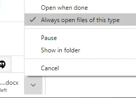 Як зупинити автоматичне відкриття завантажених файлів Google Chrome у Windows 10?