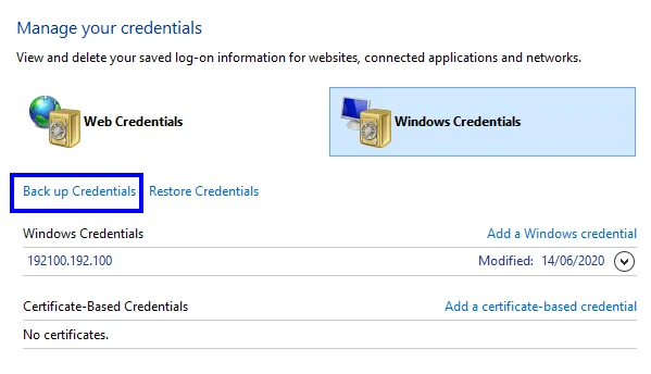 Як користуватися диспетчером облікових даних у Windows 10?