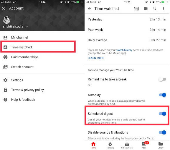 Kaip sekti laiką, praleistą žiūrint „YouTube“ vaizdo įrašus?