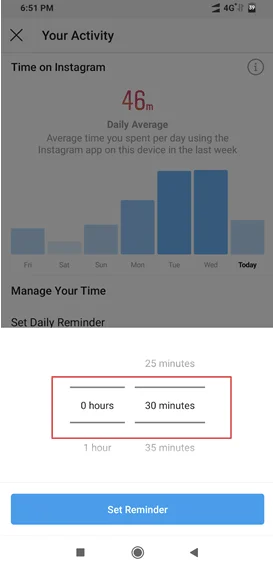 Kako dobiti opomnike v aplikacijah družbenih medijev, da omejite uporabo