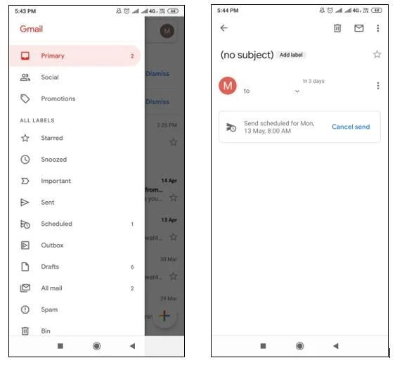 Hvordan kan jeg planlægge min e-mail på Gmail
