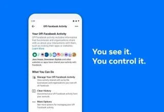 Как да използвате новата функция на Facebook „Извън фейсбук активност“.