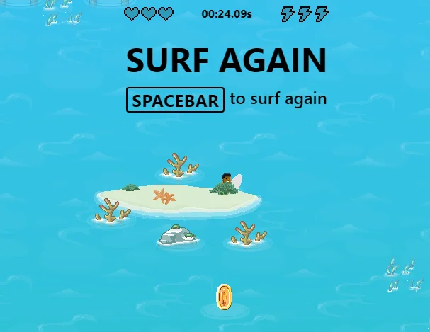 Как да играете игра на Microsoft Edge Surf на вашия компютър?