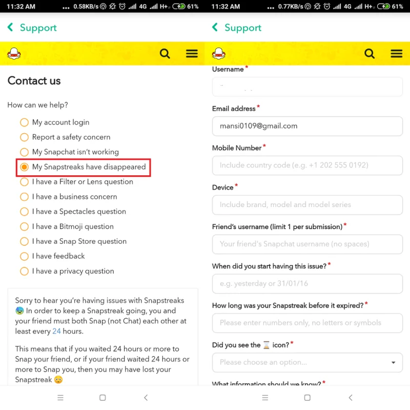 Загубихте поредица в Snapchat?  Ето как да го върнете