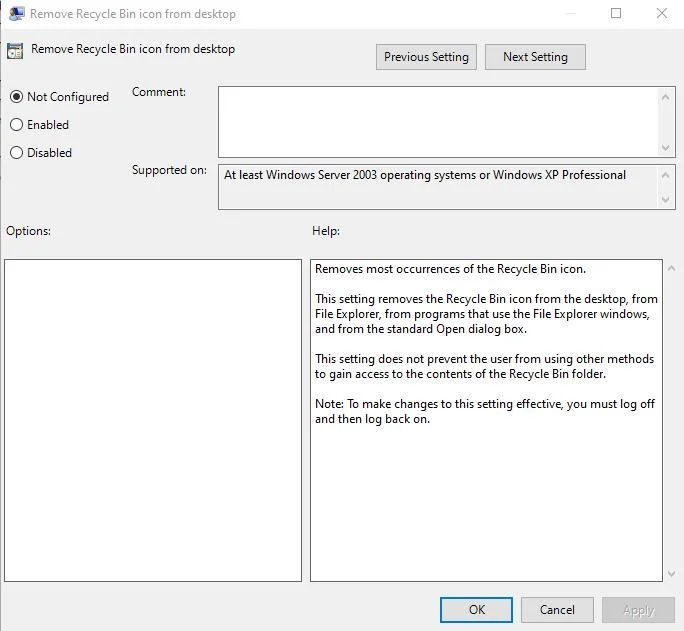 Як вирішити проблему «Кошик неактивний» у Windows 11?