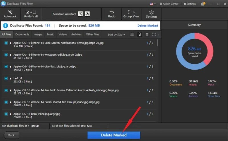Jak najít duplicitní soubory s různými názvy, ale stejným obsahem