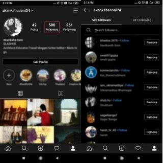 Как да спрете някой да ви следва в Instagram