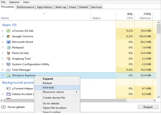 Hogyan lehet megoldani a „Nem találom ezt az elemet” hibaüzenetet a Windows 10 rendszerben?