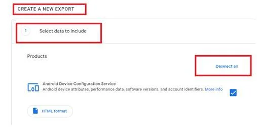 Как да изтеглите Gmail MBOX данни с помощта на Google Takeout