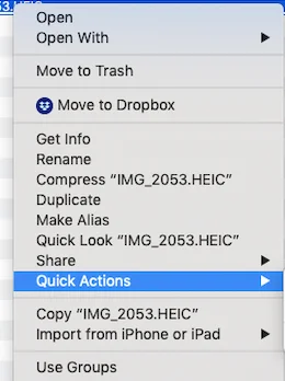 Kaip lengvai konvertuoti HEIC į JPG „Mac“.
