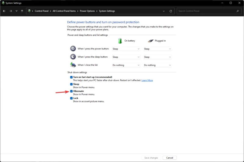 Як увімкнути режим глибокого сну в Windows 11