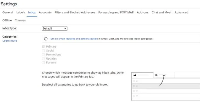 Як вимкнути розумні функції Gmail і запобігти відстеження?