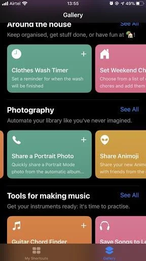 Apple má nový pohled na zkratky Siri v aktualizaci iOS 13