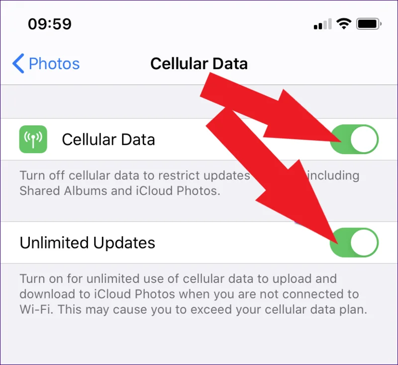 Как да коригирам iCloud снимки, които не се показват на iPhone?