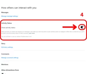 Jak vypnout aktivní stav na Instagramu?
