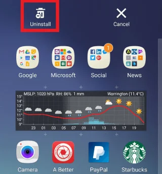 Různé způsoby odinstalace aplikací pro Android